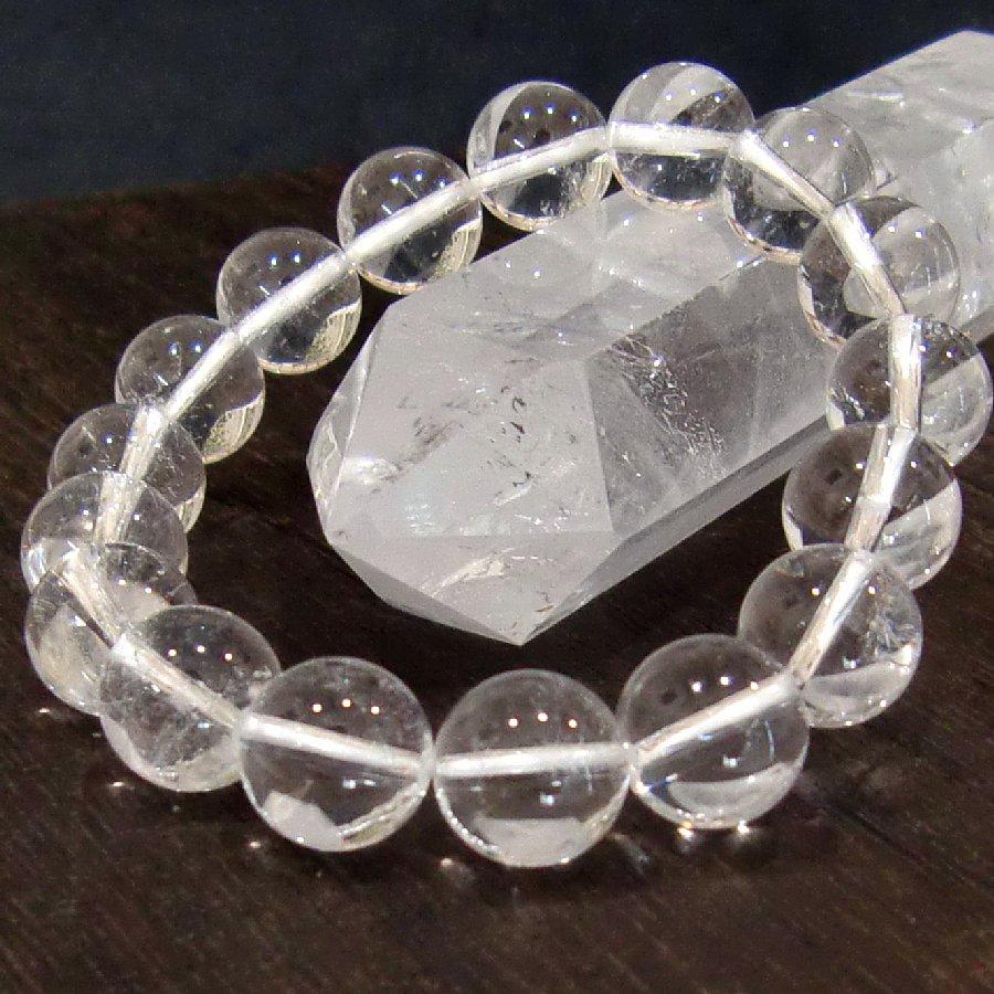 パワーストーン ブレスレット 水晶 ブレスレット 10/8mm 天然石【送料無料】 |  | 02