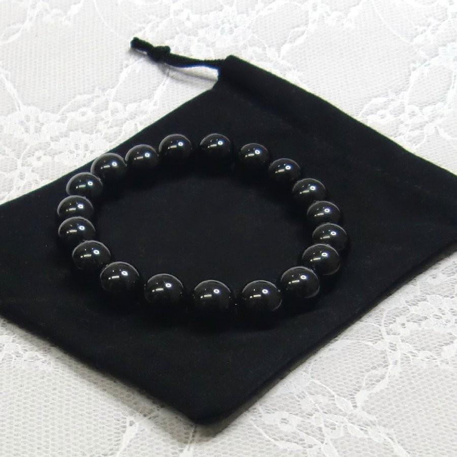 パワーストーンブレスレット  ブラックオニキス 天然石 送料無料【クリックポスト発送】 |  | 05
