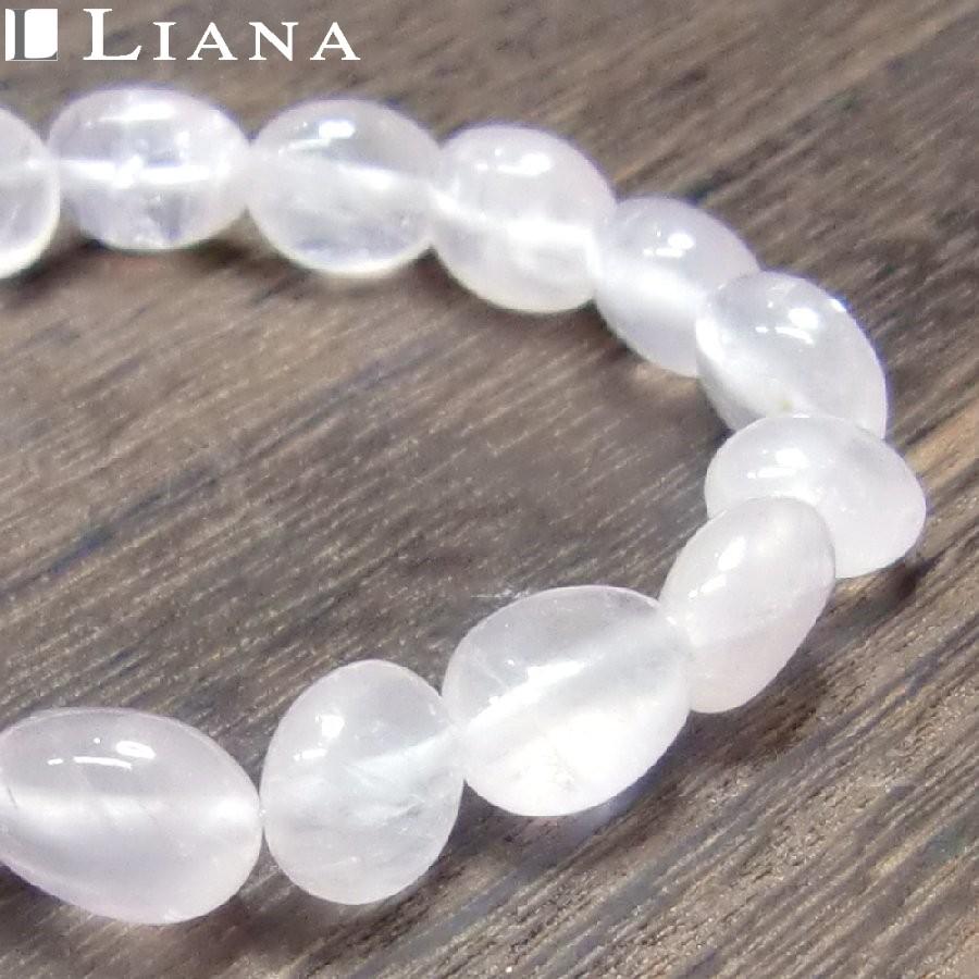 パワーストーンブレスレット ローズクォーツ タンブル 送料無料【クリックポスト発送】 |  | 06