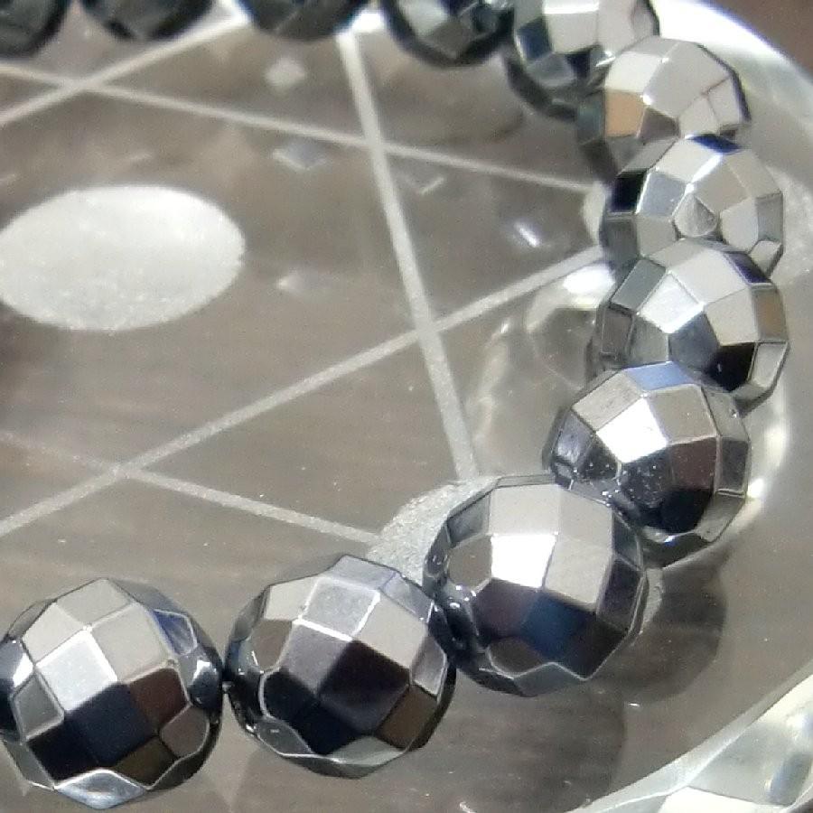 パワーストーンブレスレット テラヘルツ 32面カット10mm 送料無料【クリックポスト発送】 |  | 07