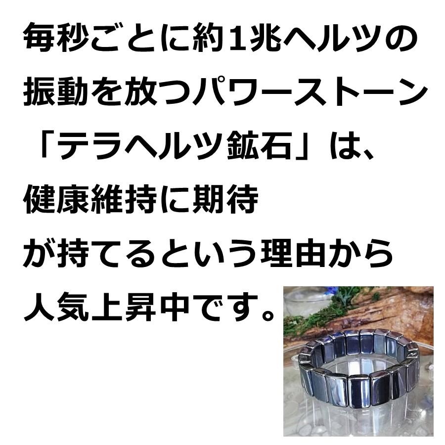 パワーストーンブレスレット テラヘルツ プレートカット【送料無料】 LGT1020 |  | 05