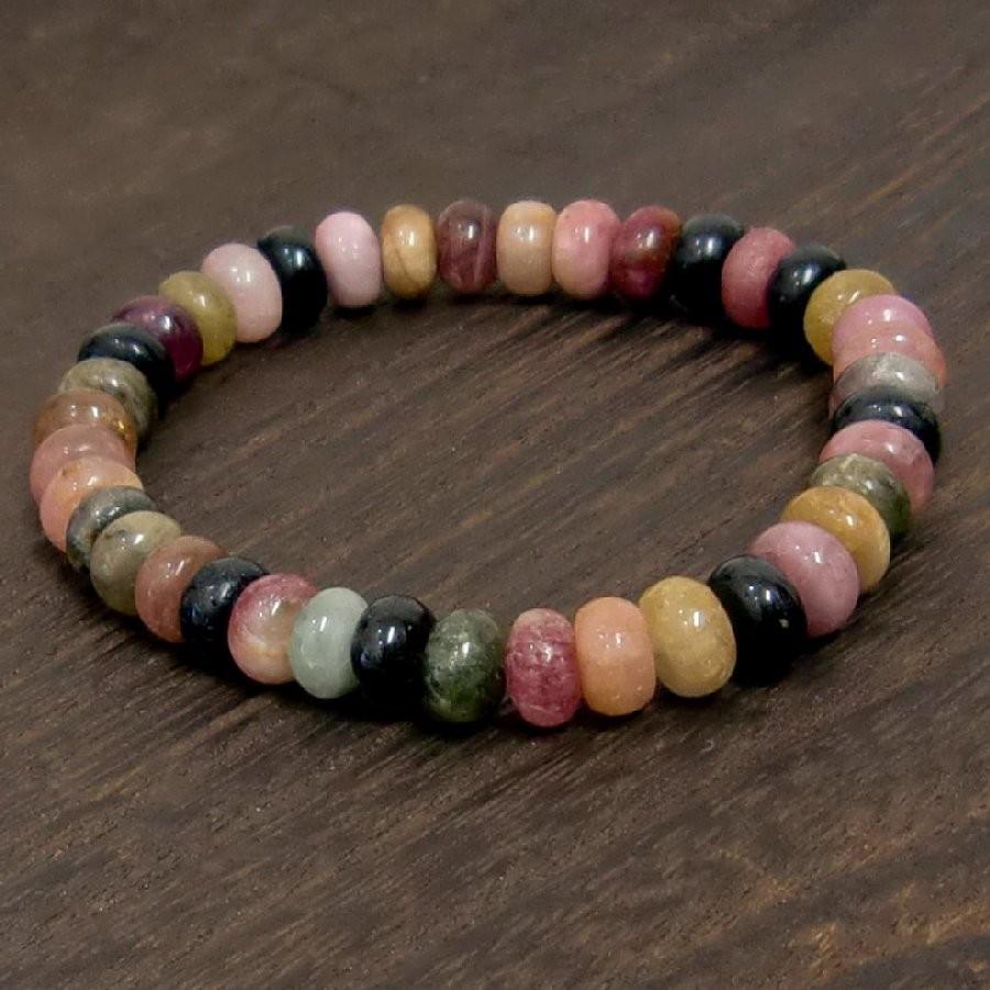 パワーストーンブレスレット トルマリン ミックスカラー 天然石 LGT1212【送料無料】 | 