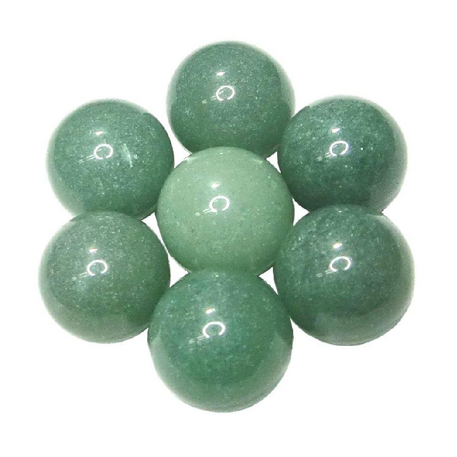 アベンチュリン丸玉 1個（18mm前後）【送料無料】パワーストーン 緑 石 置物 風水グッズ 開運グッズ |  | 02