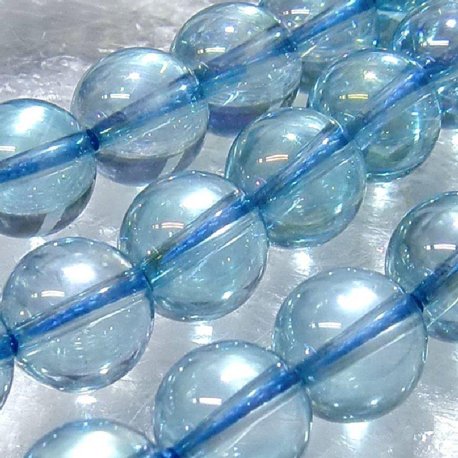 パワーストーンブレスレット アクアオーラ&カット水晶 天然石【送料無料】 |  | 04