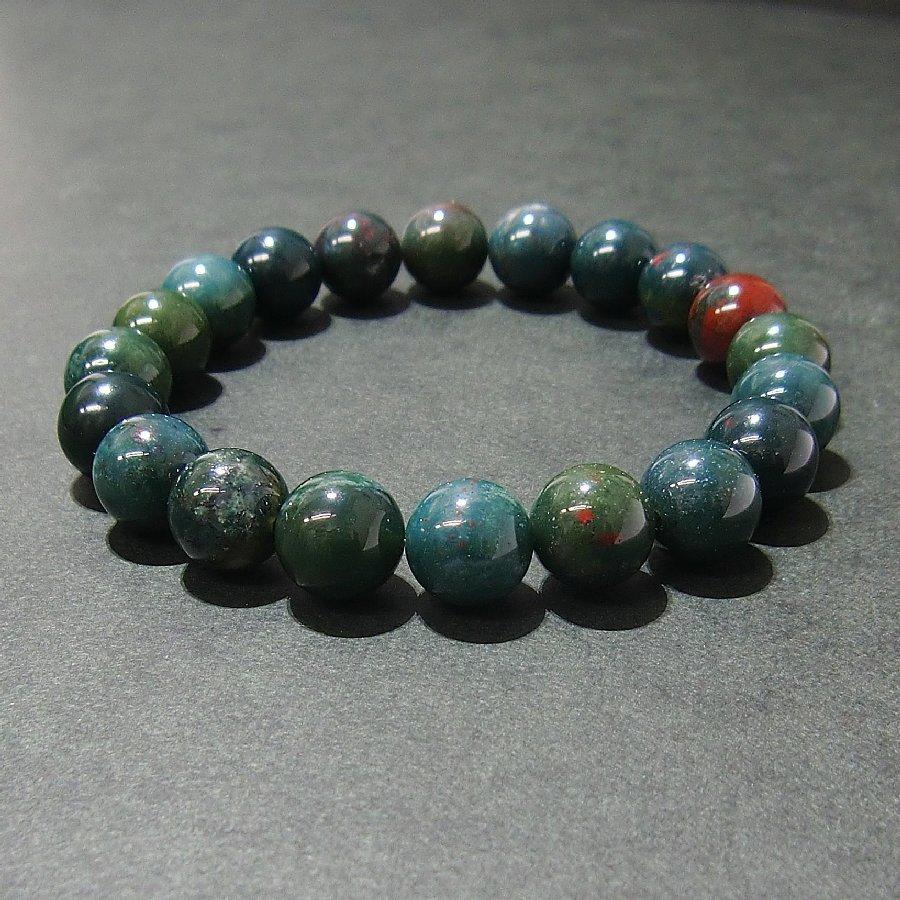 ブラッドストーン ブレスレット パワーストーン 天然石【送料無料】 | 