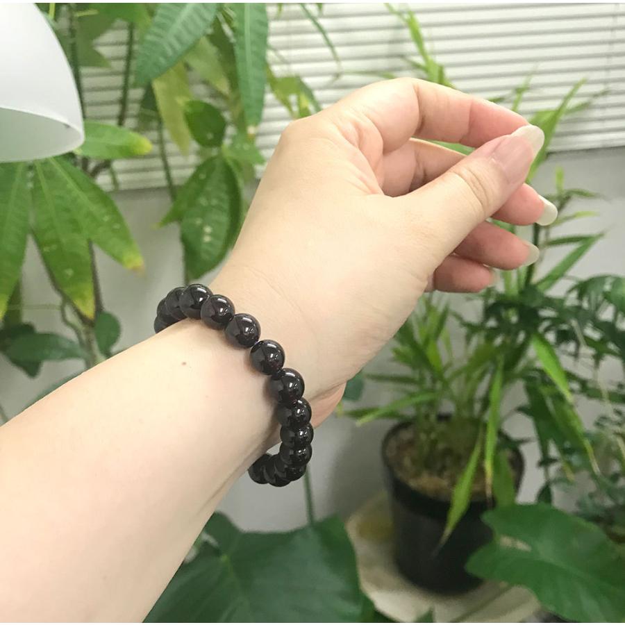 ガーネット ブレスレット bracelet 10mm玉 16cm 送料無料