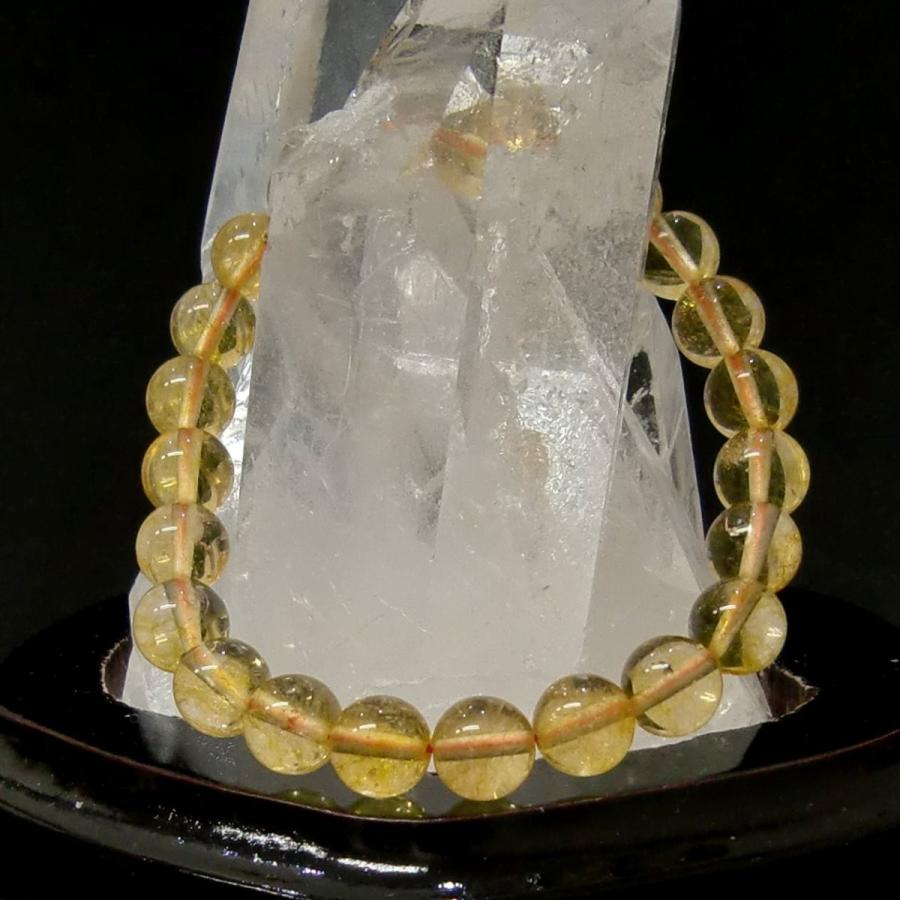 パワーストーンブレスレット シトリン８mm 【送料無料】Citrine |  | 01