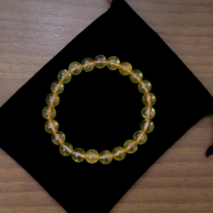 パワーストーンブレスレット シトリン８mm 【送料無料】Citrine |  | 04