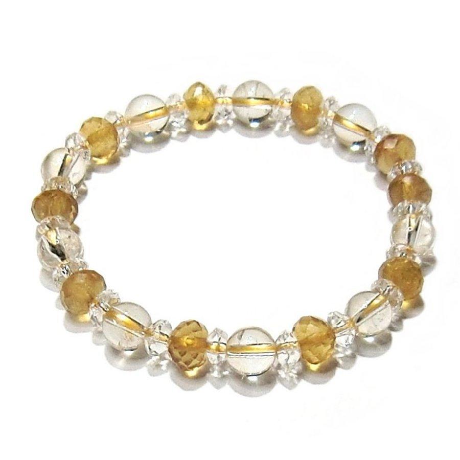パワーストーンブレスレット シトリン・イエロートルマリン  【送料無料】 |  | 01