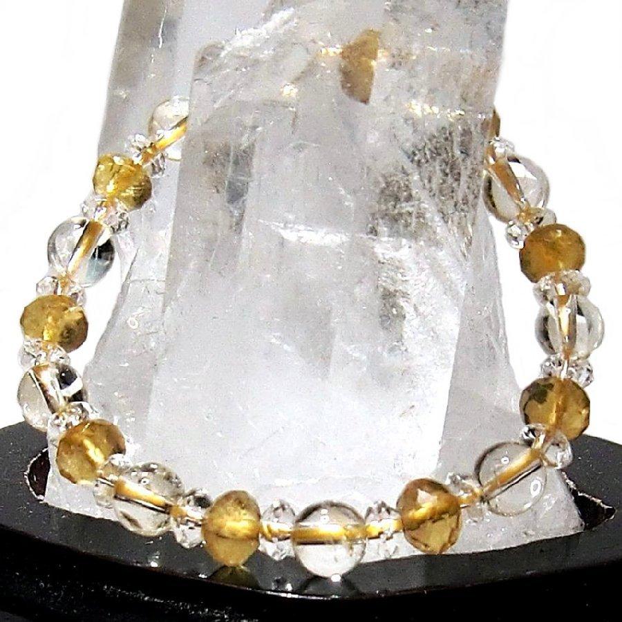 パワーストーンブレスレット シトリン・イエロートルマリン  【送料無料】 |  | 03