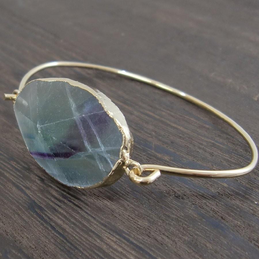 パワーストーンブレスレット フローライトワイヤー 送料無料【クリックポスト発送 |  | 02