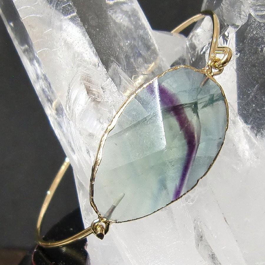 パワーストーンブレスレット フローライトワイヤー 送料無料【クリックポスト発送 |  | 03