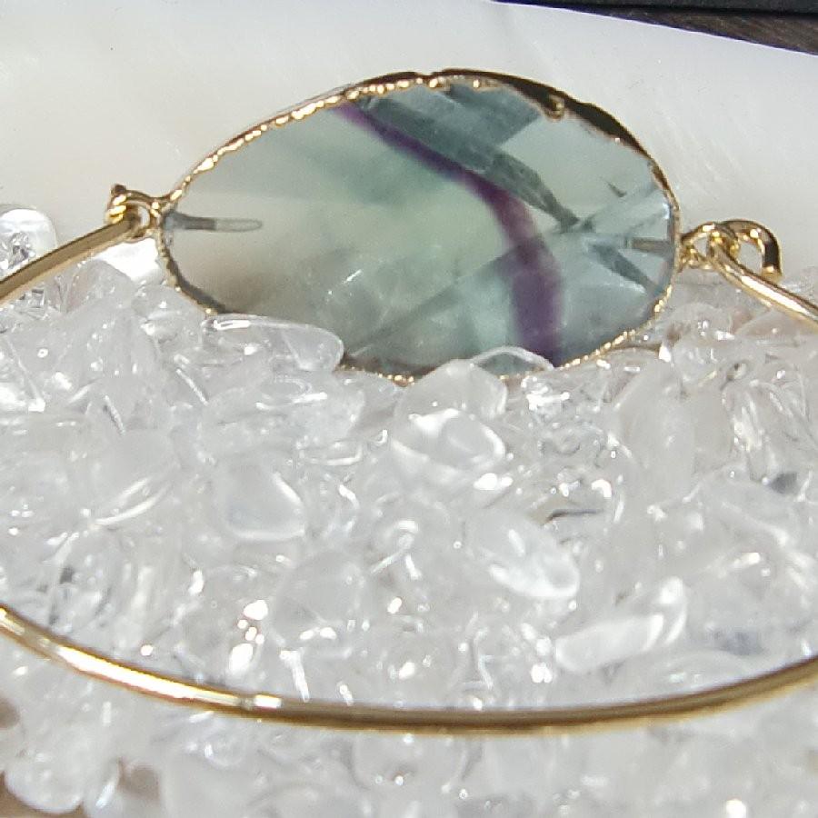 パワーストーンブレスレット フローライトワイヤー 送料無料【クリックポスト発送 |  | 05