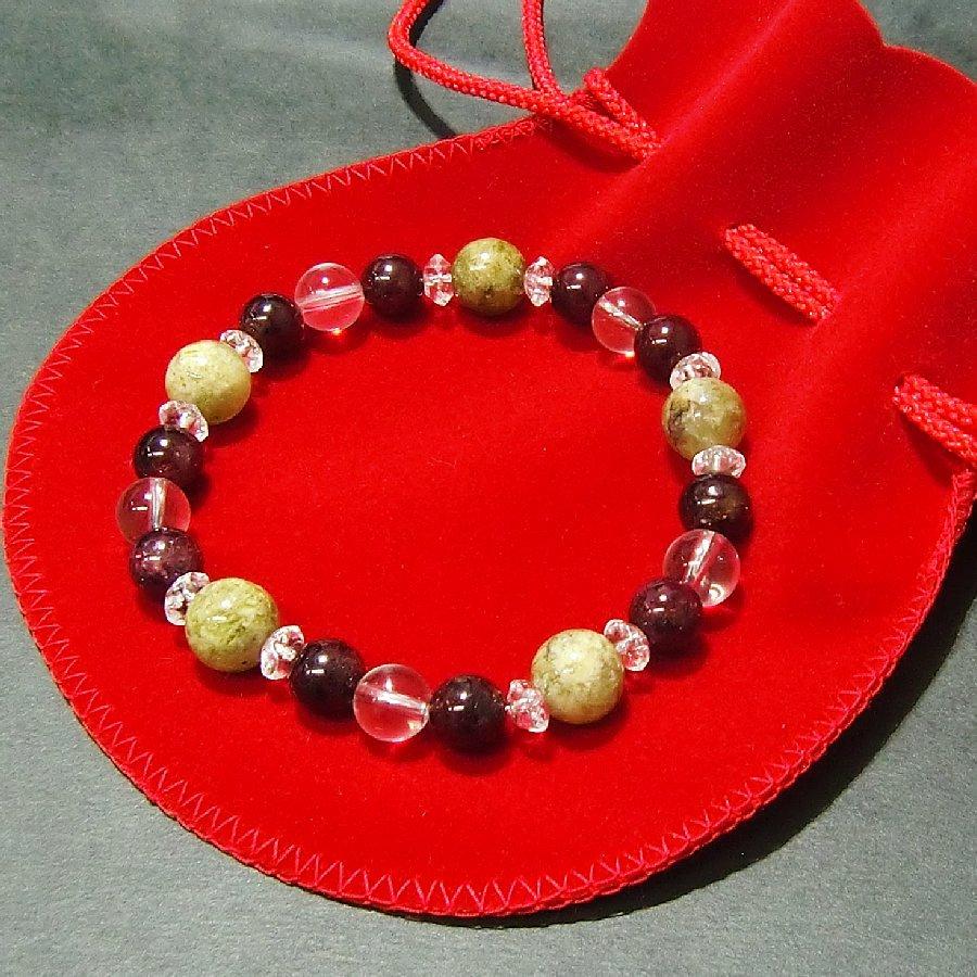 パワーストーンブレスレット ガーネット 天然石【送料無料】 |  | 05