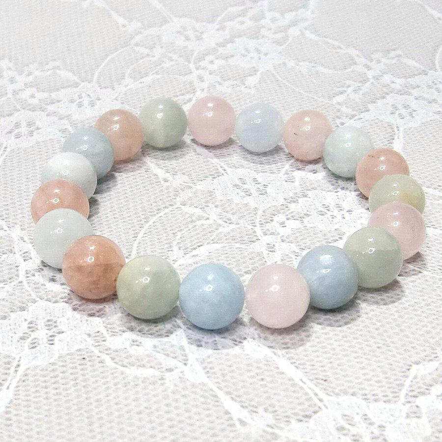 パワーストーンブレスレット ミックスベリル  送料無料【クリックポスト発送】 | 