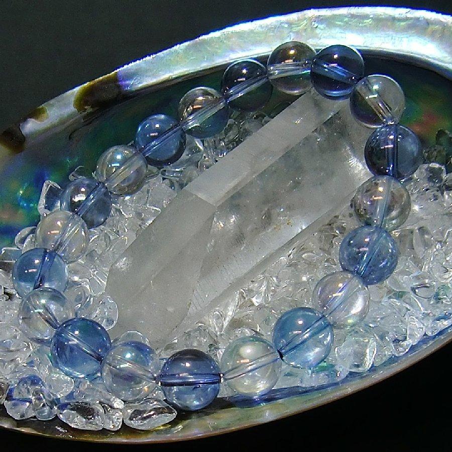 パワーストーンブレスレット レインボーオーラ＆コスモオーラ 天然石【送料無料】 |  | 04