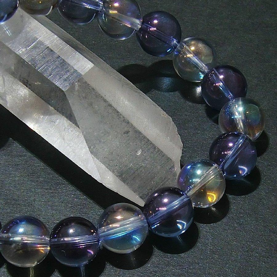 パワーストーンブレスレット レインボーオーラ＆コスモオーラ 天然石【送料無料】 |  | 05