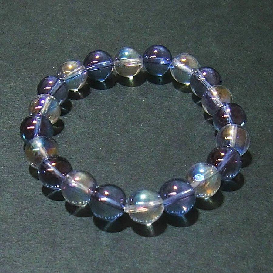 パワーストーンブレスレット レインボーオーラ＆コスモオーラ 天然石【送料無料】 |  | 06