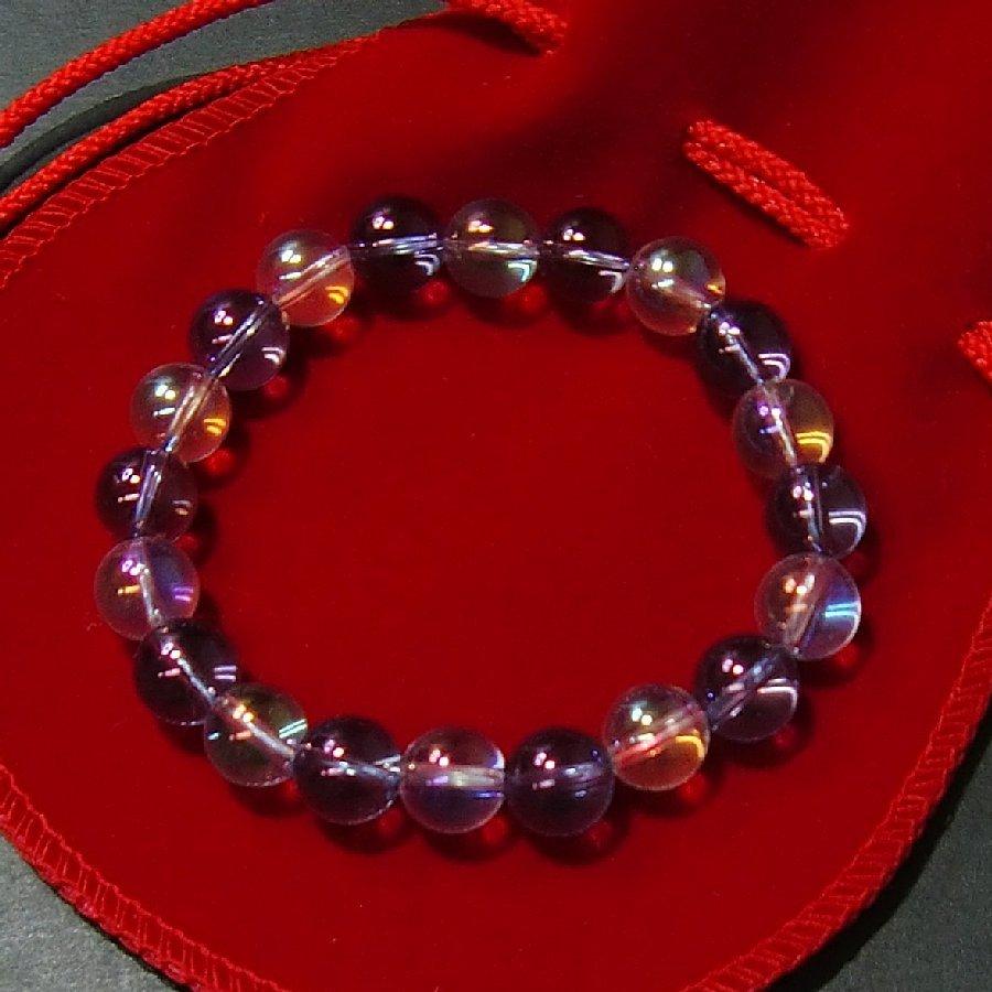 パワーストーンブレスレット レインボーオーラ＆コスモオーラ 天然石【送料無料】 |  | 09