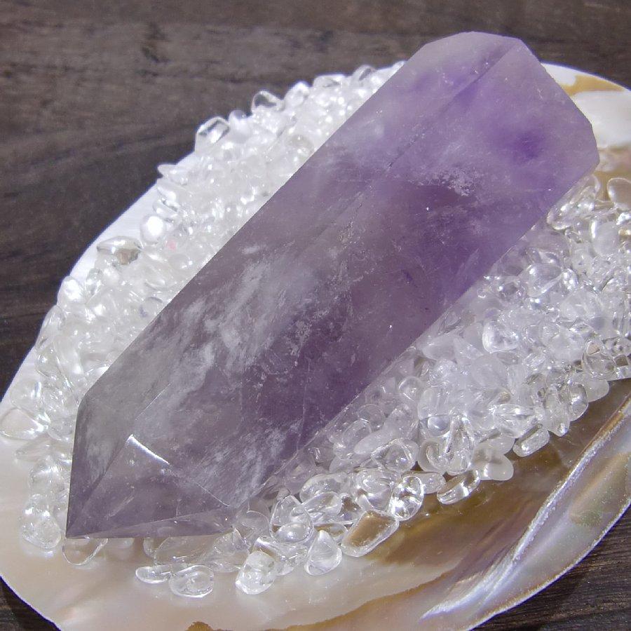 パワーストーン原石 アメジスト ポイント 天然石 アメシスト Amethyst 財運も集める愛の守護神 LJP1024 |  | 04