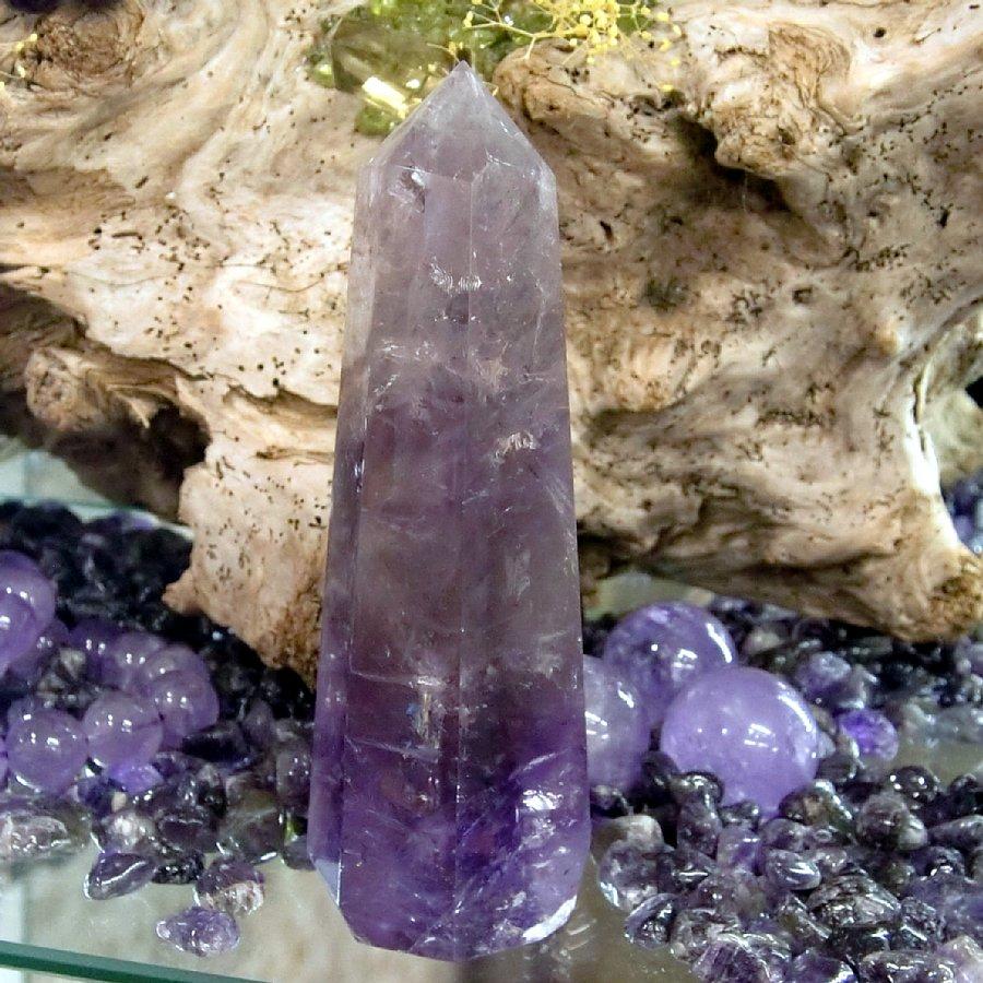 パワーストーン原石 アメジスト ポイント 天然石 アメシスト Amethyst 財運も集める愛の守護神 LJP1026 |  | 03