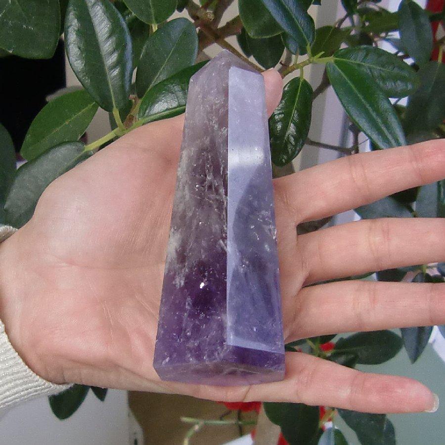 パワーストーン原石 アメジスト ポイント 天然石 アメシスト Amethyst 財運も集める愛の守護神 LJP1026 |  | 05