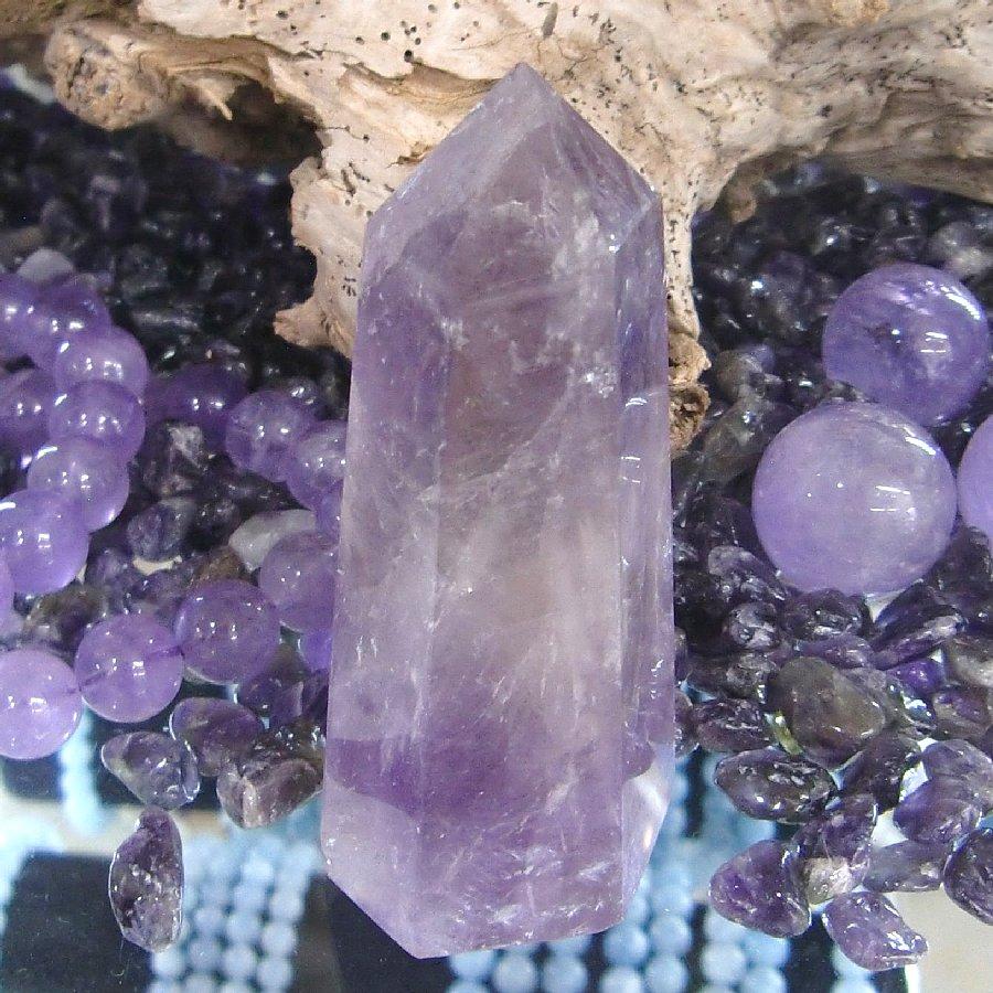 パワーストーン原石 アメジスト ポイント 天然石 アメシスト Amethyst 財運も集める愛の守護神 LJP1028 |  | 03
