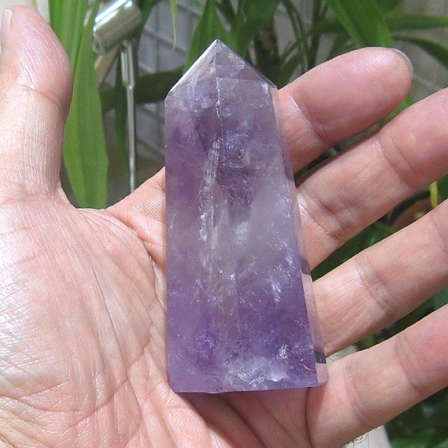 パワーストーン原石 アメジスト ポイント 天然石 アメシスト Amethyst 財運も集める愛の守護神 LJP1028 |  | 05