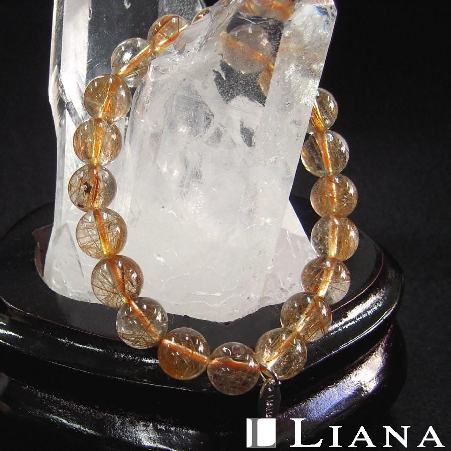 パワーストーンブレスレット レッドルチルクオーツ 天然石  LJR548 |  | 01