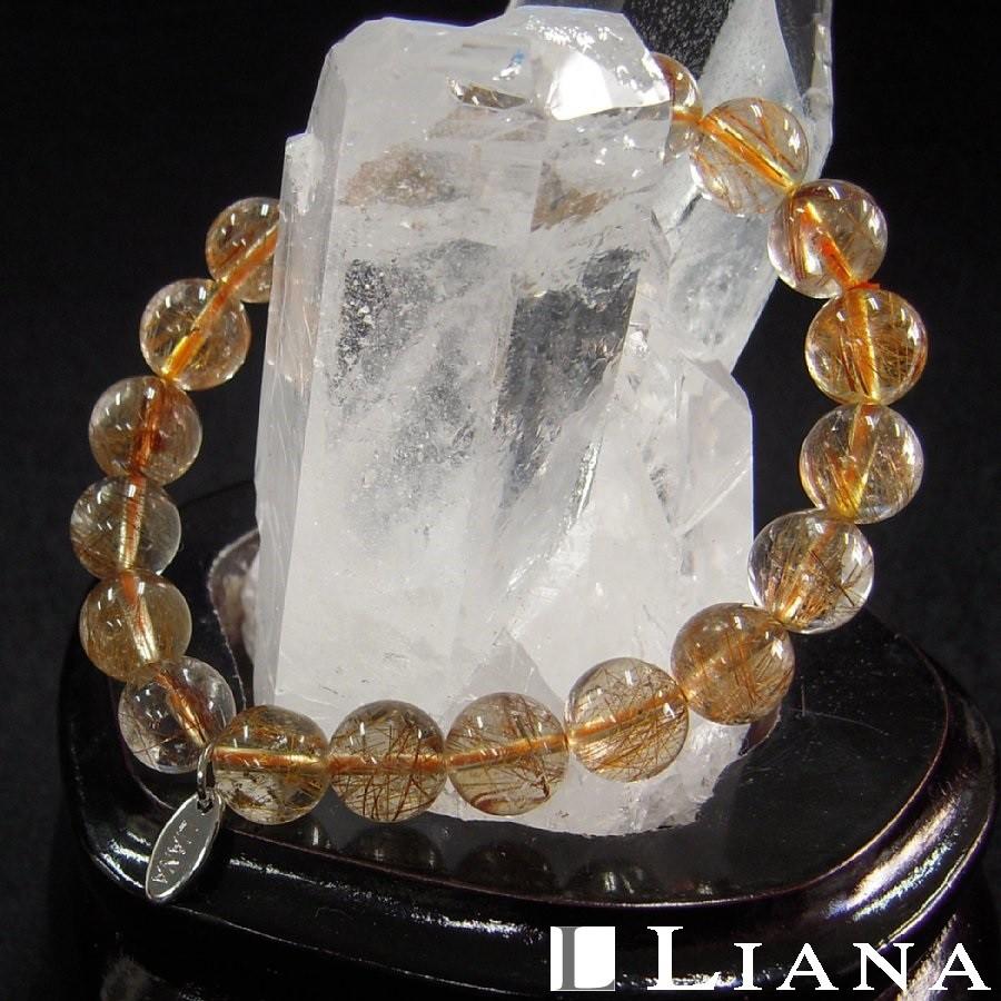 パワーストーンブレスレット レッドルチルクオーツ 天然石  LJR548 |  | 02