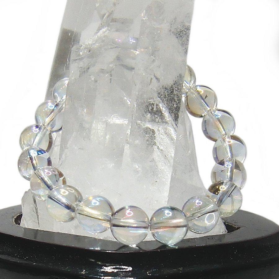 パワーストーンブレスレット レインボーオーラ 天然石【送料無料】 |  | 01