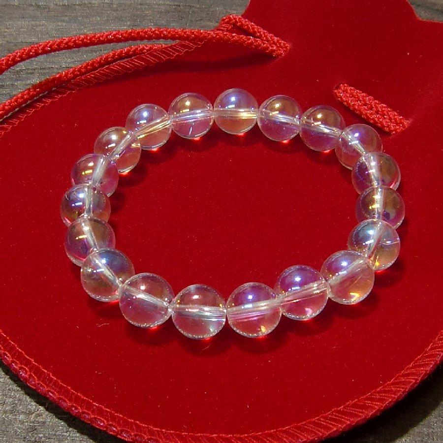 パワーストーンブレスレット レインボーオーラ 天然石【送料無料】 |  | 06