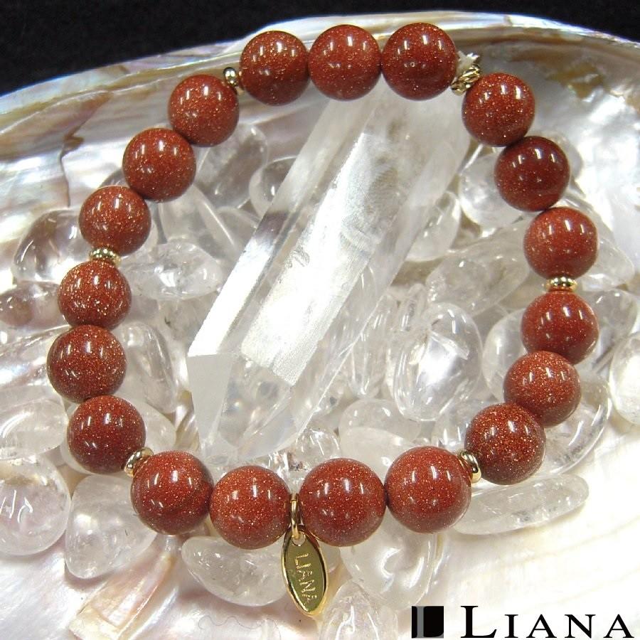 パワーストーンブレスレット ゴールドストーン 人工石 LJS563 |  | 03