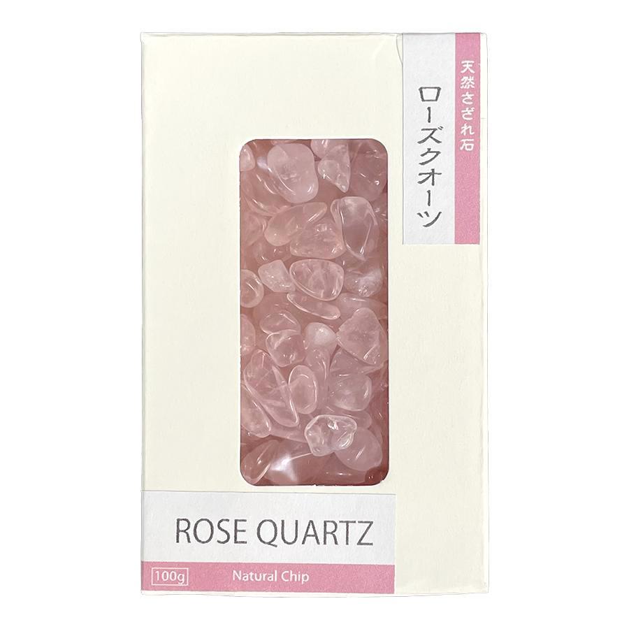 パワーストーン ローズクオーツ さざれ石 100g 浄化 パワーチャージ 天然石 恋愛運UP 送料無料 |  | 04