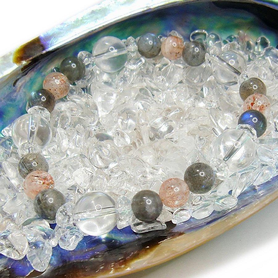 パワーストーンブレスレット ラブラドライト＆サンストーン【 送料無料】 |  | 04