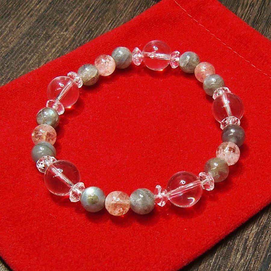 パワーストーンブレスレット ラブラドライト＆サンストーン【 送料無料】 |  | 06