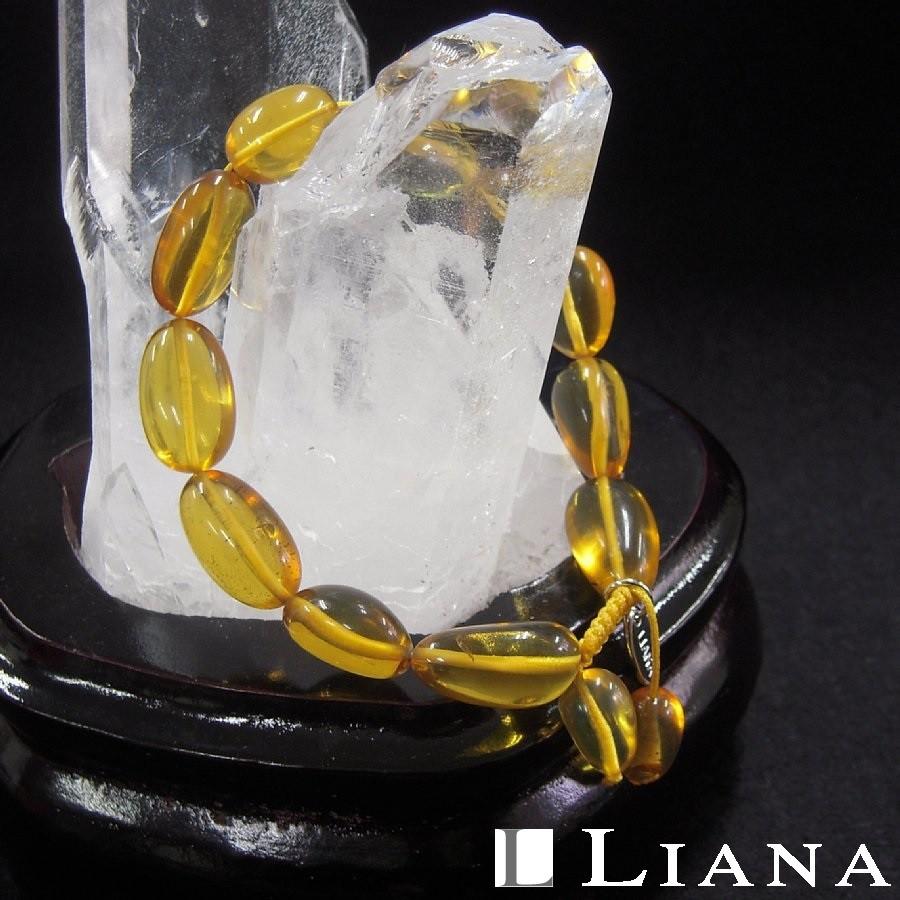 パワーストーンブレスレット アンバー 琥珀 ブレスレット 天然石 LJY540 |  | 01