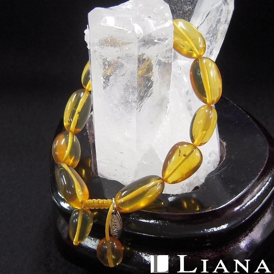 パワーストーンブレスレット アンバー 琥珀 ブレスレット 天然石 LJY540 |  | 02