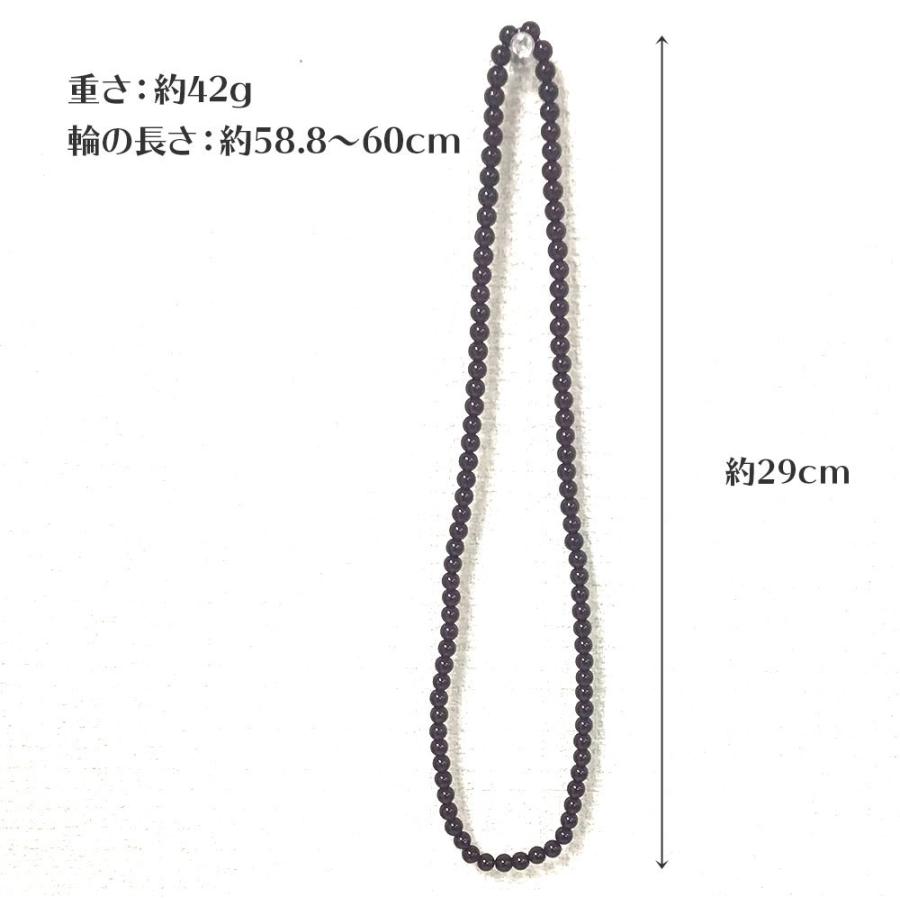 ガーネット ネックレス necklace 6mm玉 |  | 03