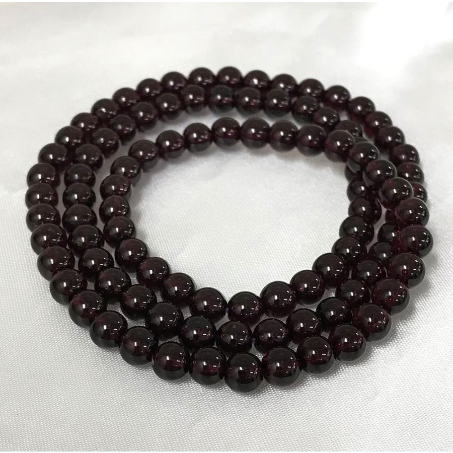 ガーネット ネックレス necklace 6mm玉 |  | 06