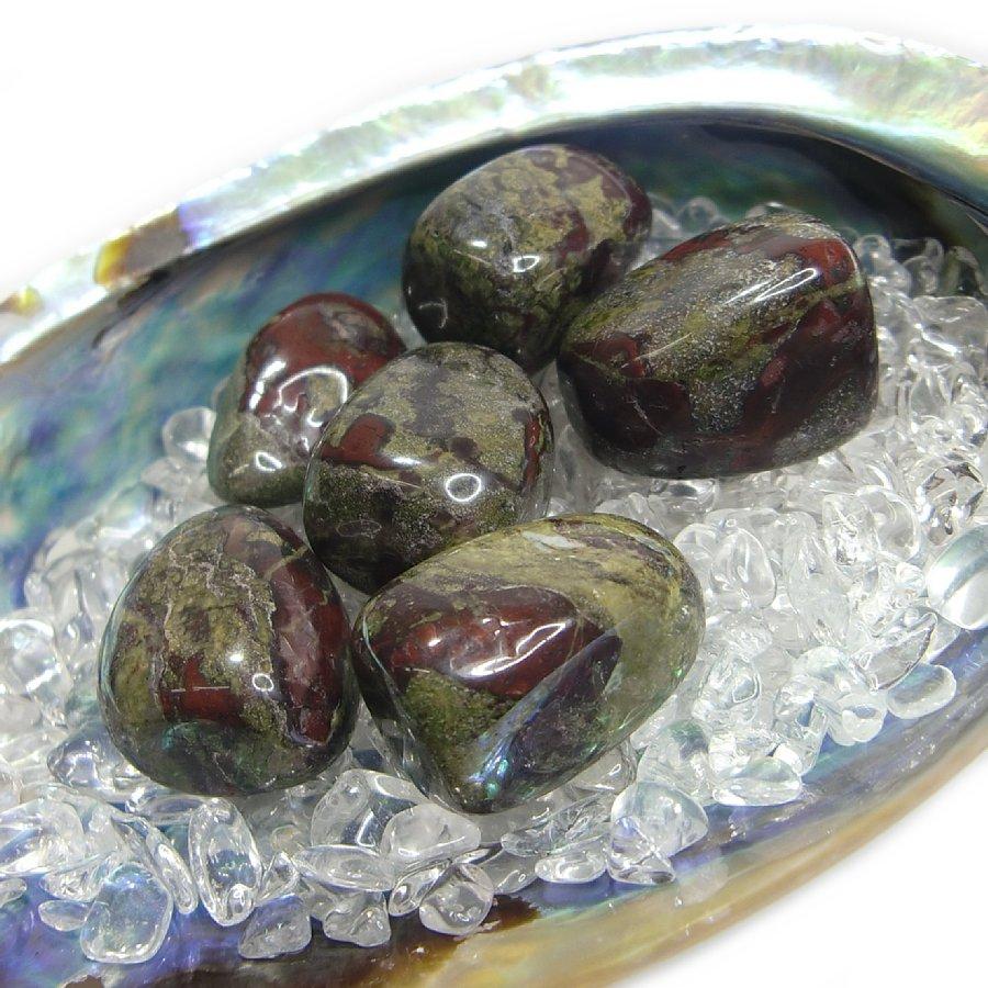 ブラッドストーン（血石）4個セット  天然石【送料無料】 |  | 05