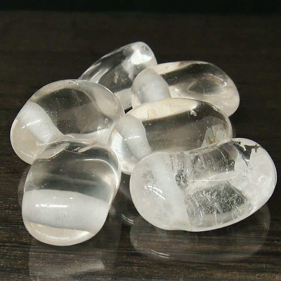 ブラジル水晶 穴あきタンブル 1個（約２〜3cm）クリスタルタンブル 天然石 浄化【送料無料】 | 