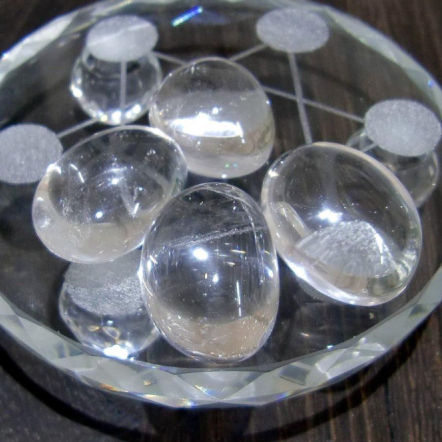 水晶 タンブル 4個セット（約60g）クリスタルタンブル 天然石 浄化【送料無料】 |  | 05