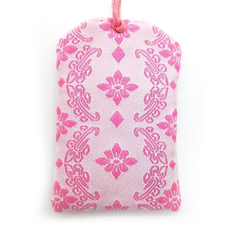 天然石御守 永保安康 ピンク 桃 ラピスラズリ 瑠璃 ビニールカバー付き 送料無料【定形郵便発送】 |  | 02