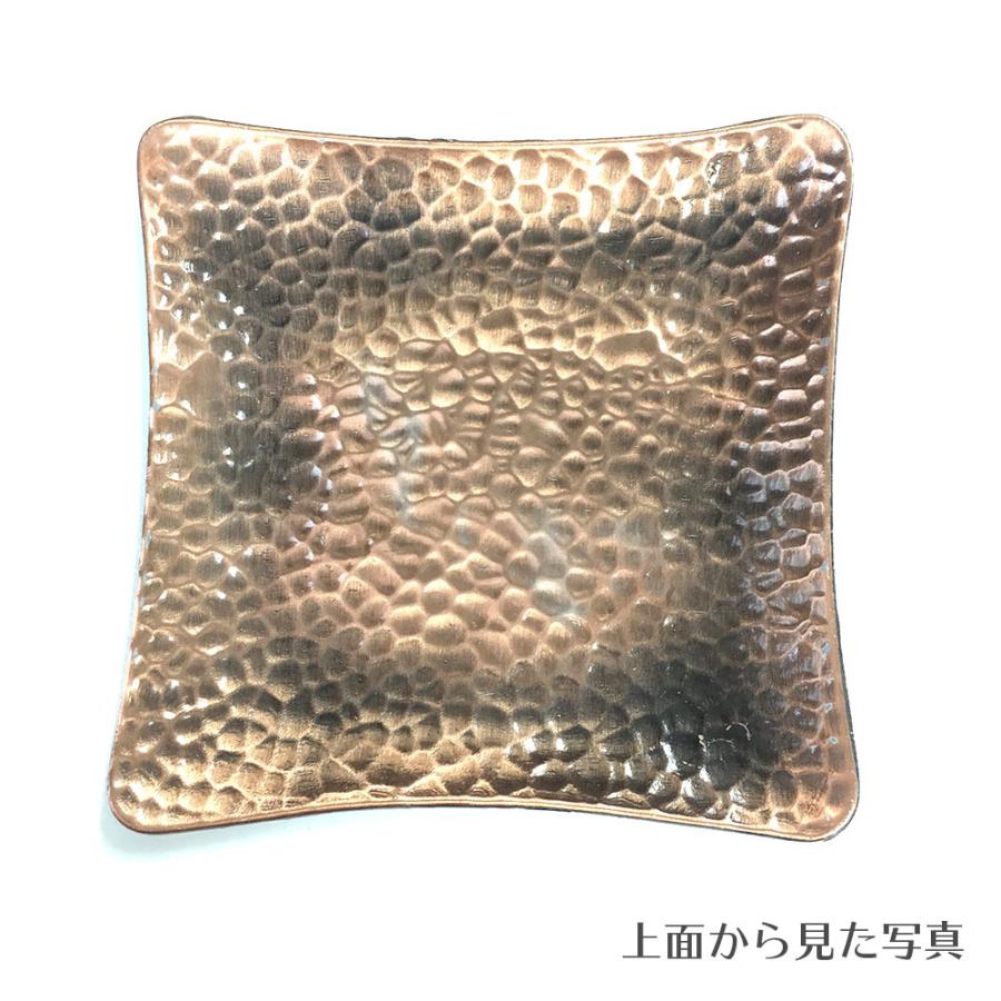 香皿R 槌目の香線香 赤銅色 浄化皿 灰皿 送料無料 |  | 04