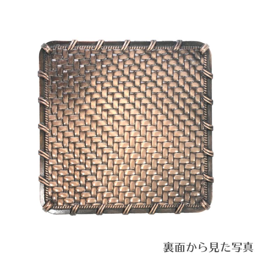 香皿T2（赤銅色）編み込みの線香皿 赤銅色 浄化皿 灰皿 送料無料 |  | 05