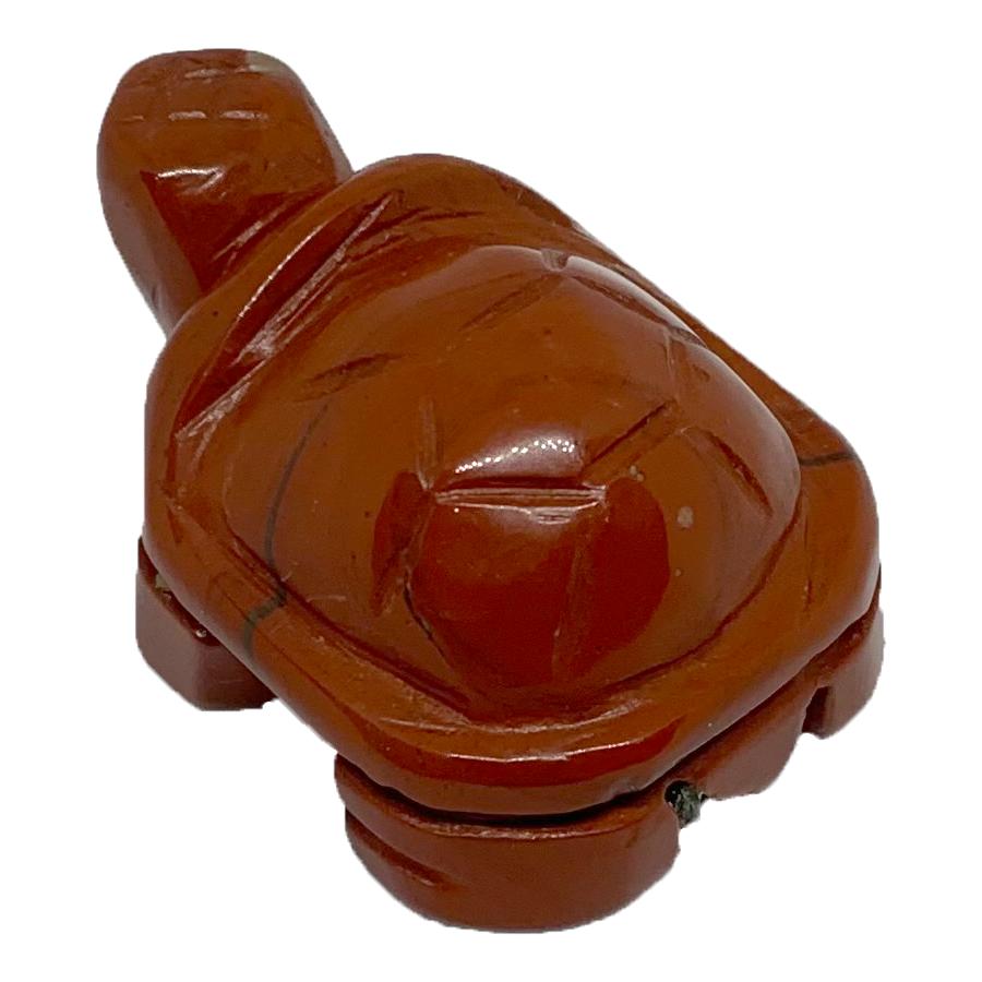 亀 手彫り 長寿 御守 パワーストーン 彫刻 ジャスパー 縁起物 置物 オブジェ |  | 05