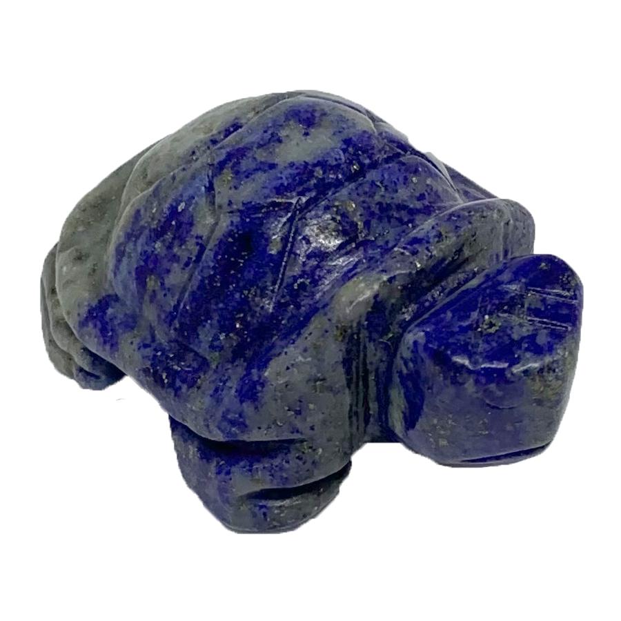 亀 手彫り 長寿 御守 パワーストーン 彫刻 ラピスラズリ 縁起物 置物 オブジェ |  | 04