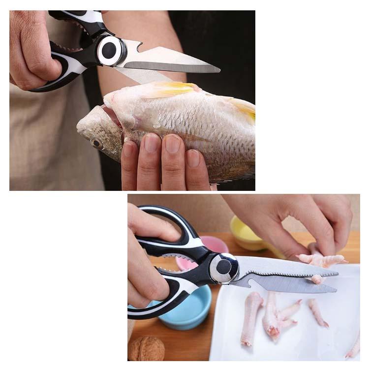 キッチンバサミ 料理ばさみ はさみ 多機能 栓抜き 便利 簡単 安全 クッキング用品 引越し 耐熱 調理 |  | 12