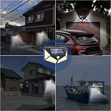 センサーライト 屋外 LED ソーラー 人感 明るい 防水 4個 セット 玄関灯 防犯 照明 高輝度 人感センサー |  | 09